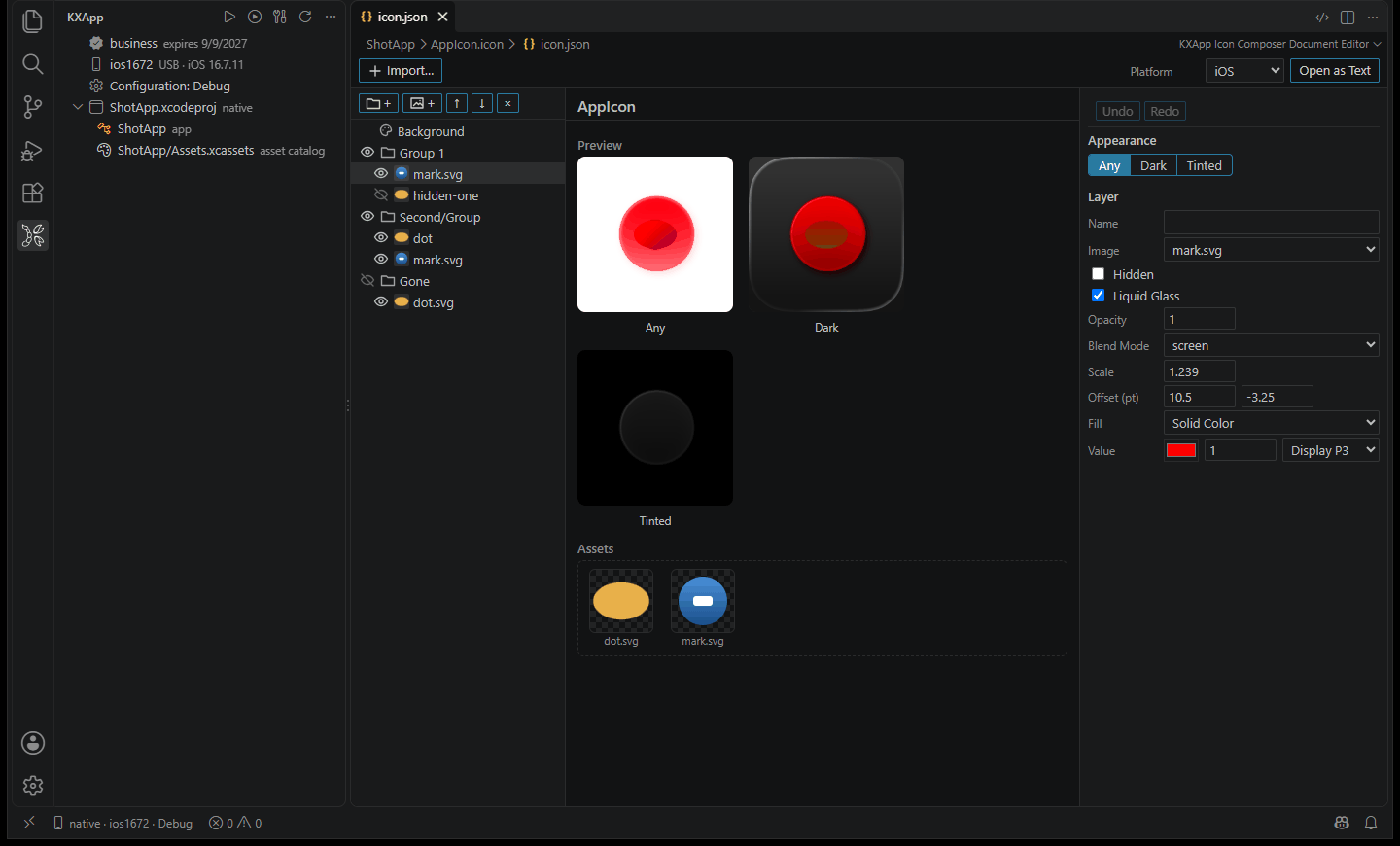 Icon Document Editor